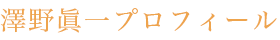 澤野眞一プロフィール